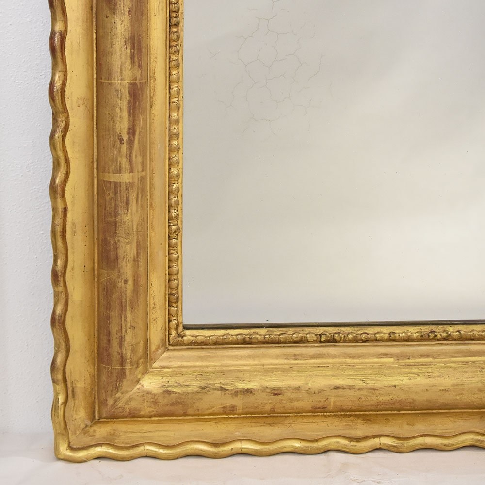 SP189 1 antique wall mirror arch mirror louis philippe XIX century.jpg